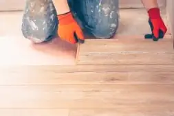 Hardwood flooring installation