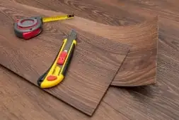 Luxury vinyl plank installation