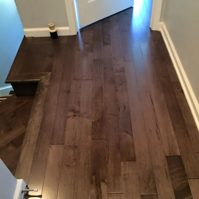 Hardwood flooring project by AG Construction