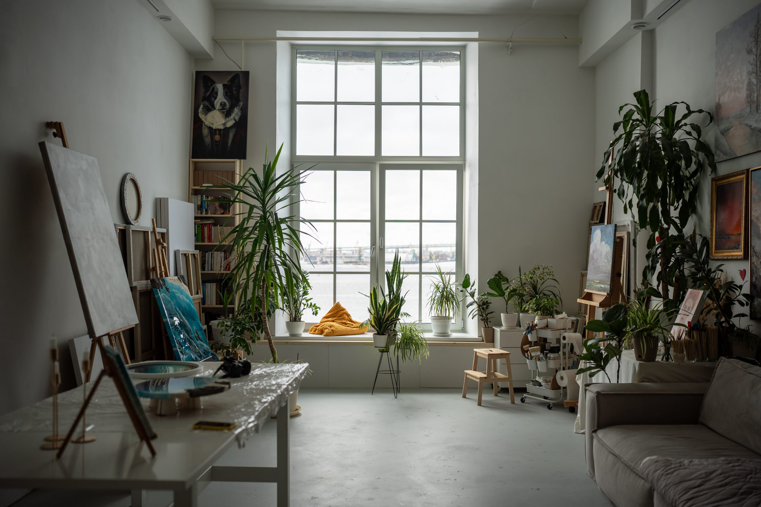 Flooring for a Home Art Studio or Hobby Room in Maryland